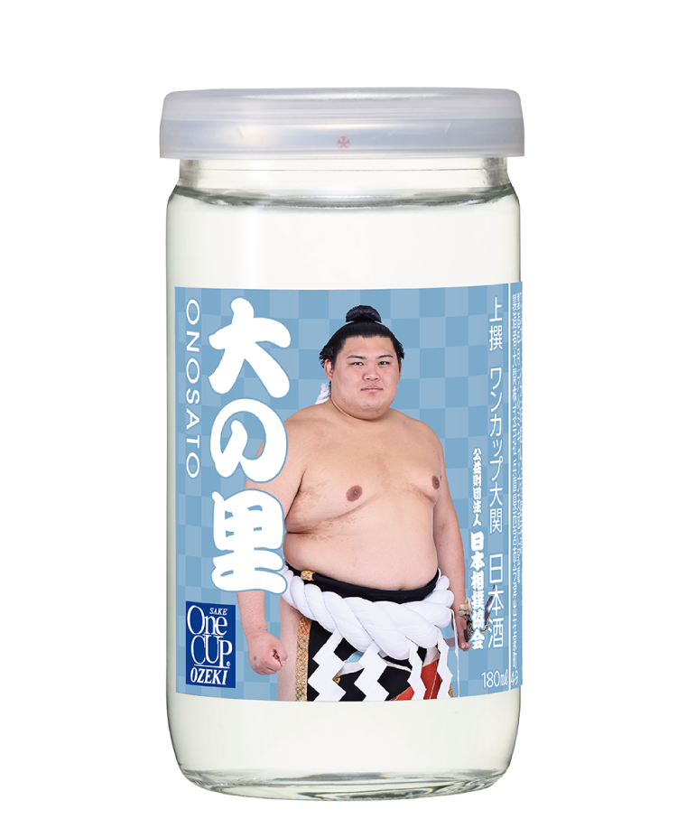 上撰ワンカップ 180ml 瓶詰（大相撲ラベル 2）