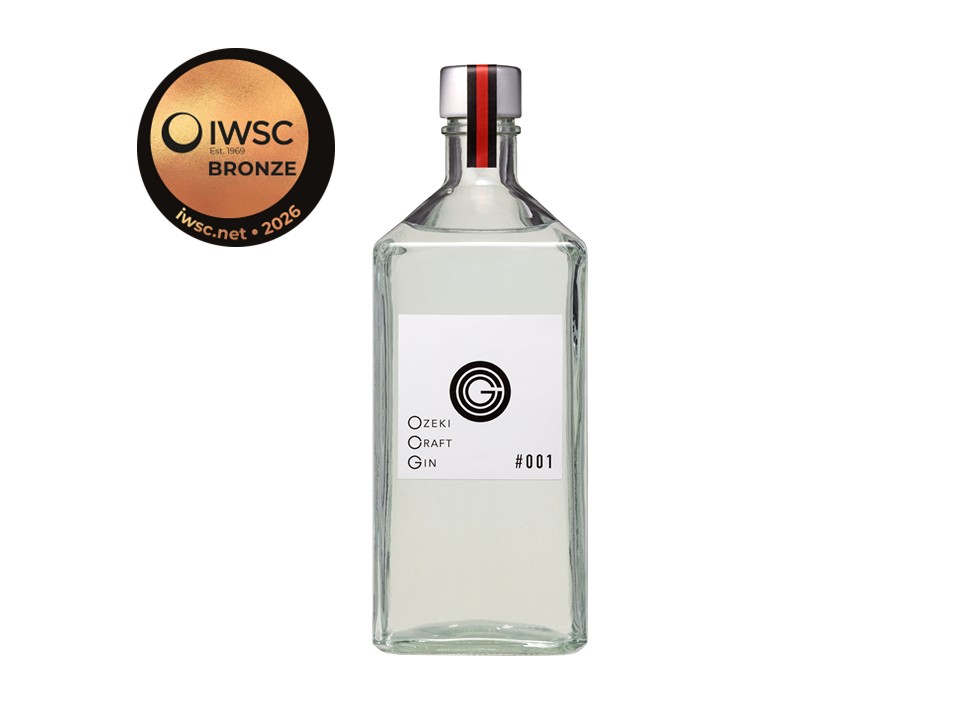 クラフトジン「OZEKI CRAFT GIN #001」が国際的に権威のある酒類